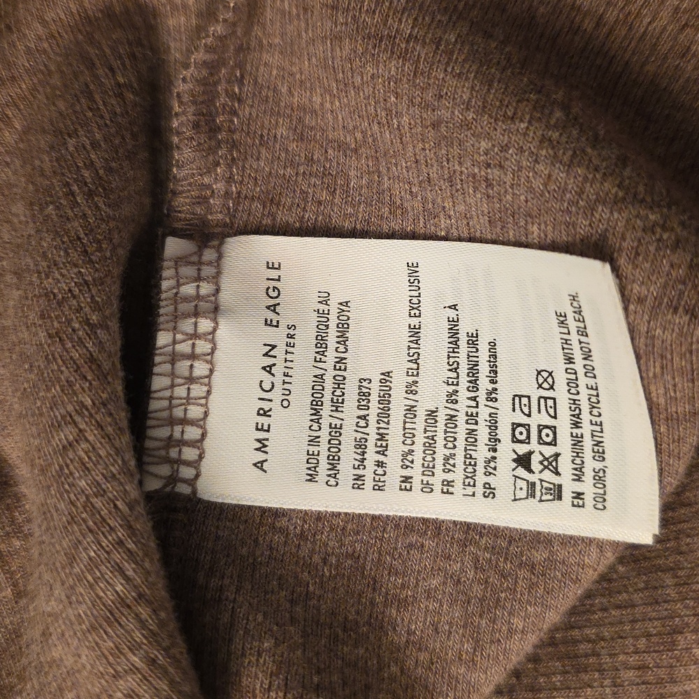 Bundle Of 2 American Eagle Tanks Top in Washed Brown and Chocolate Brown XL - Picture 6 of 9